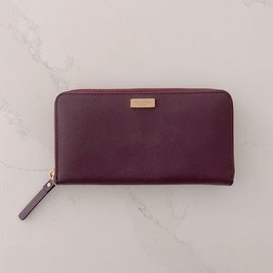 Kate Spade Maroon Wallet
